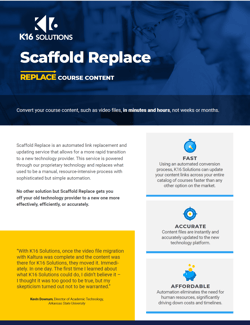 Scaffold Replace Datasheet image